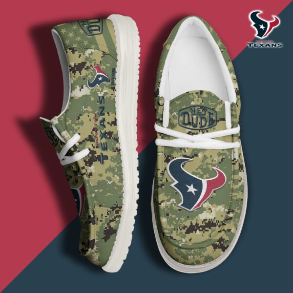 Tubopro Houston Texans Personalized Hey Dude Shoes For Men And Women