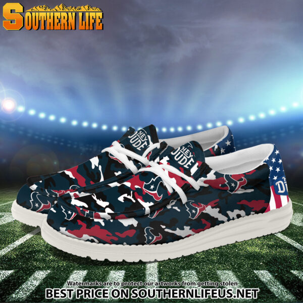 Tubopro Houston Texans Personalized Hey Dude Shoes For Men And Women - Image 2