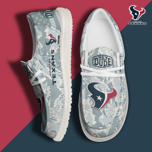Tubopro Houston Texans Personalized Hey Dude Shoes For Men And Women