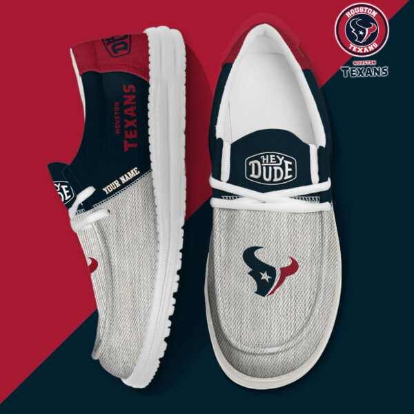 Tubopro Houston Texans Personalized Hey Dude Shoes For Men And Women