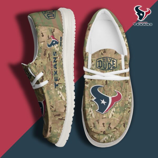 Tubopro Houston Texans Personalized Hey Dude Shoes For Men And Women