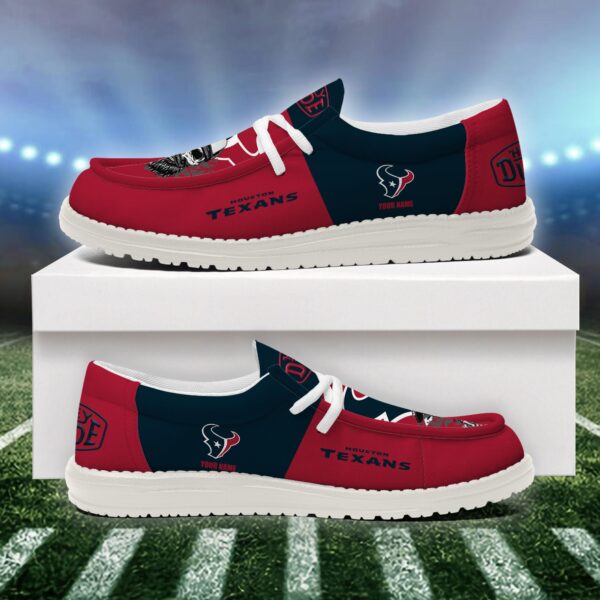 Tubopro Houston Texans Personalized Hey Dude Shoes For Men And Women - Image 4