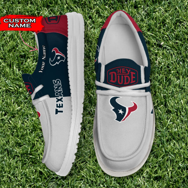 Tubopro Houston Texans Personalized Hey Dude Shoes For Men And Women