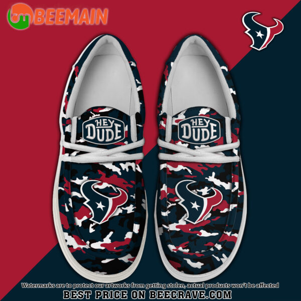 Tubopro Houston Texans Personalized Hey Dude Shoes For Men And Women