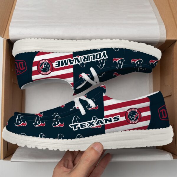 Tubopro Houston Texans Personalized Hey Dude Shoes For Men And Women