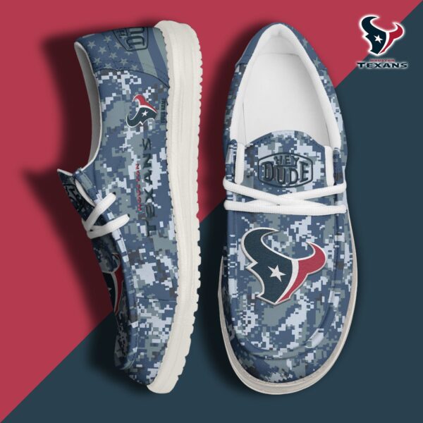 Tubopro Houston Texans Personalized Hey Dude Shoes For Men And Women