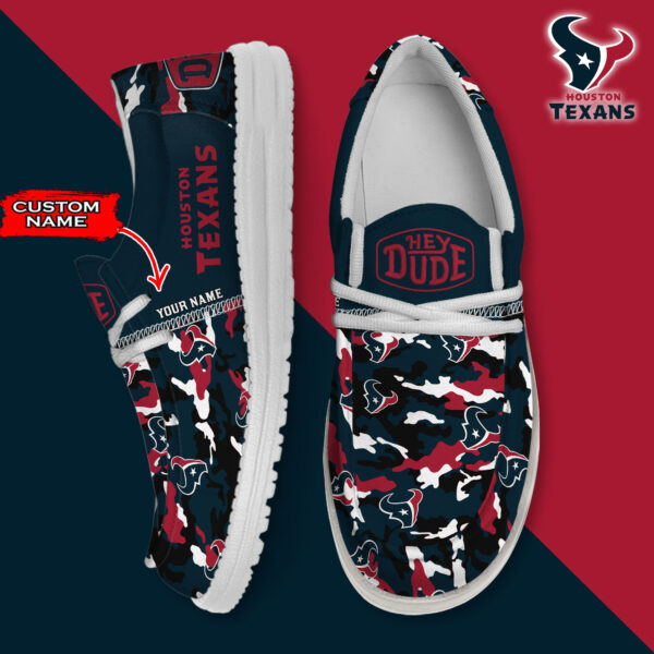 Tubopro Houston Texans Personalized Hey Dude Shoes For Men And Women