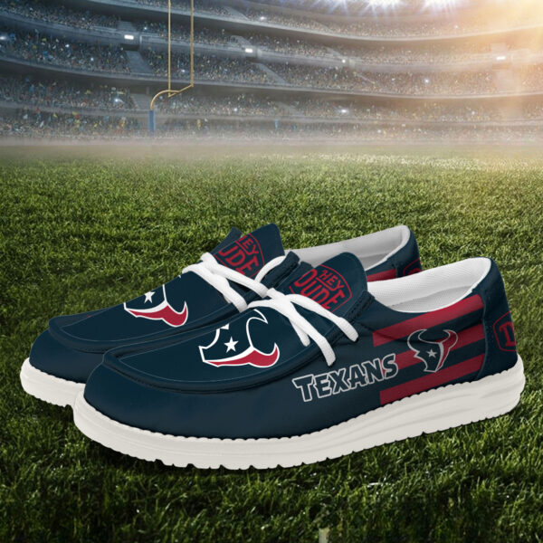 Tubopro Houston Texans Personalized Hey Dude Shoes For Men And Women - Image 3