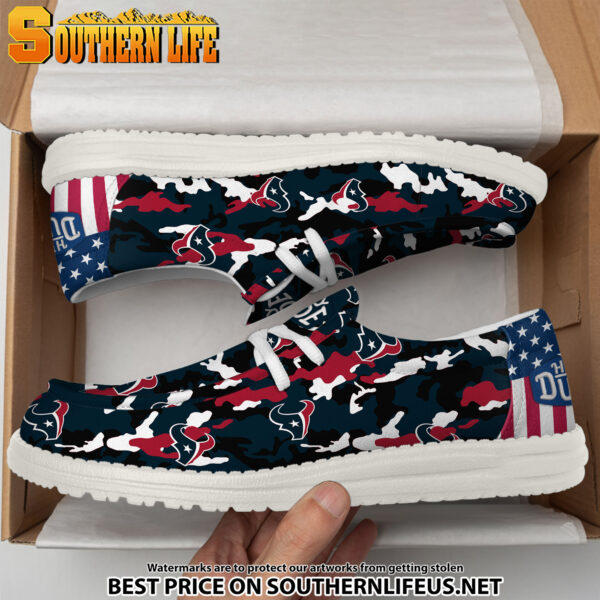 Tubopro Houston Texans Personalized Hey Dude Shoes For Men And Women - Image 4