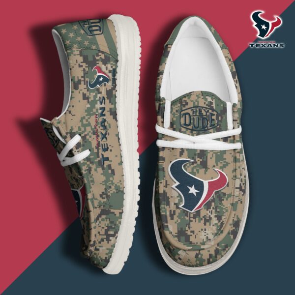 Tubopro Houston Texans Personalized Hey Dude Shoes For Men And Women