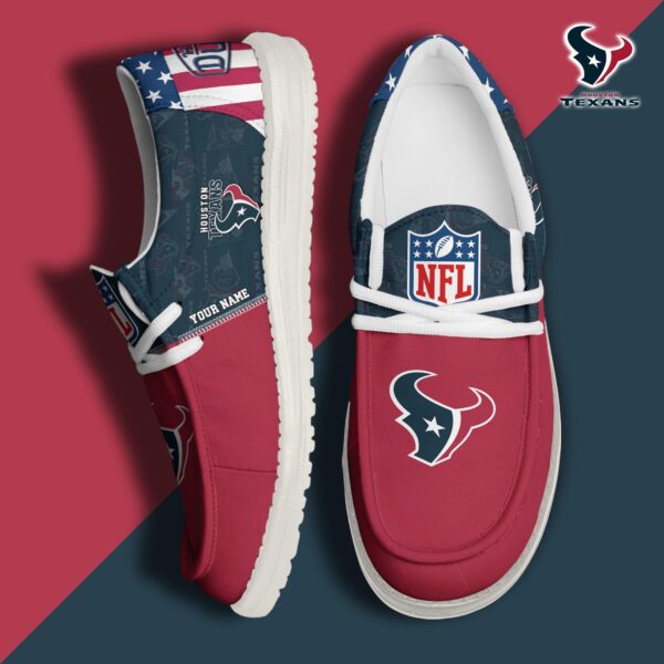 Tubopro Houston Texans Personalized Hey Dude Shoes For Men And Women