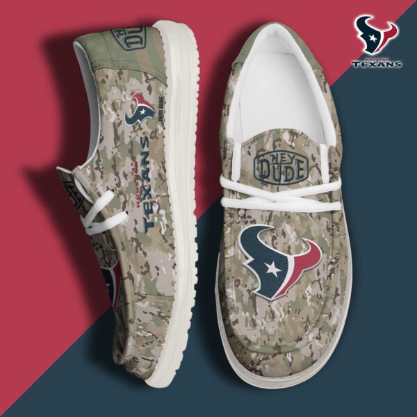 Tubopro Houston Texans Personalized Hey Dude Shoes For Men And Women