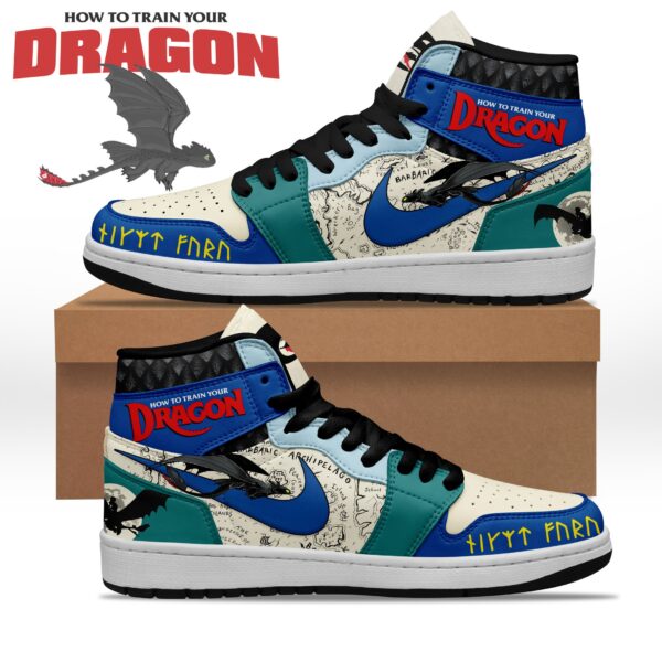 Tubopro How to Train Your Dragon AJ1 High Sneakers Shoes For Men And Women