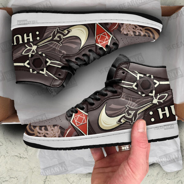 Tubopro Hu Tao Genshin Impact AJ1 High Sneakers Shoes For Men And Women - Image 2