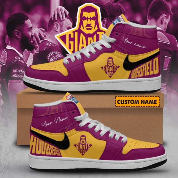 Tubopro Huddersfield Giants AJ1 High Sneakers Shoes For Men And Women