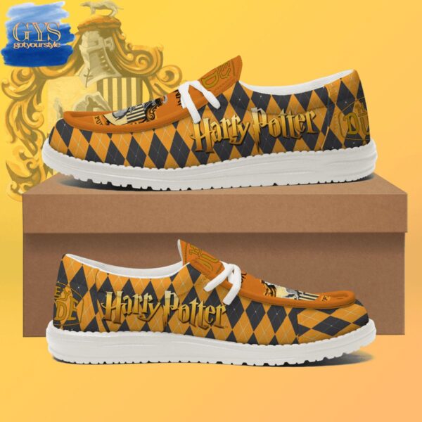 Tubopro Hufflepuff Harry Potter Personalized Hey Dude Shoes For Men And Women - Image 2