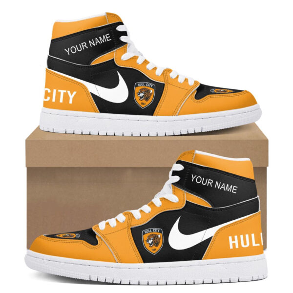 Tubopro Hull City AJ1 High Sneakers Shoes For Men And Women - Image 2