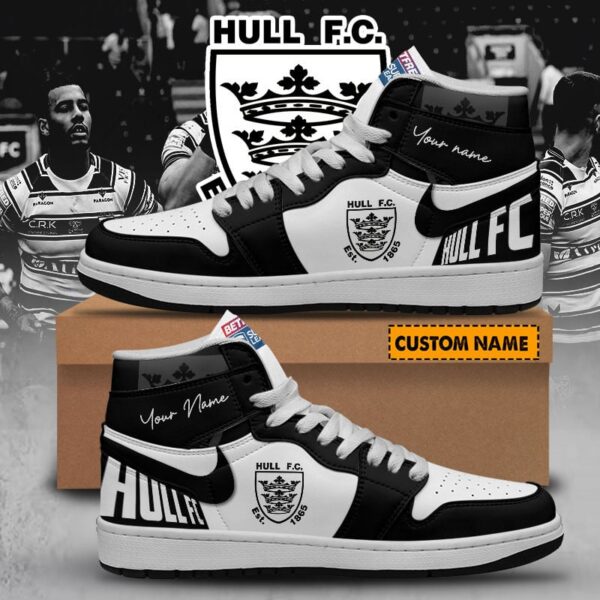 Tubopro Hull Football Club AJ1 High Sneakers Shoes For Men And Women