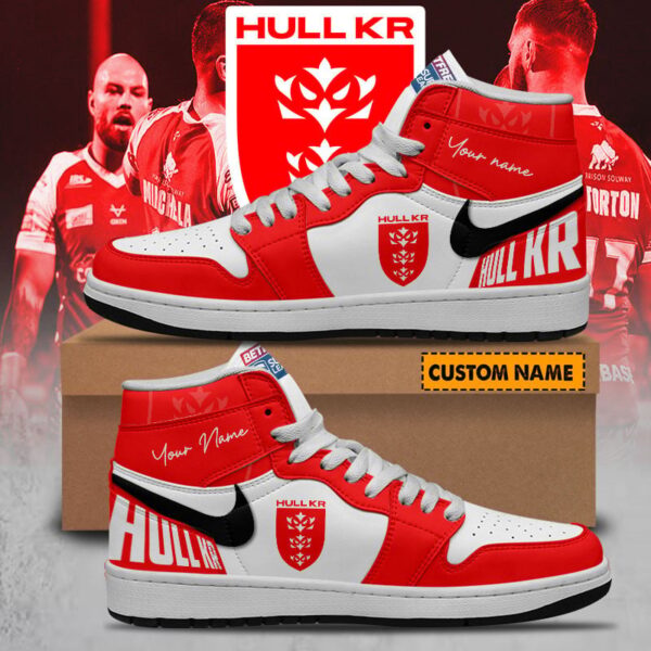 Tubopro Hull Kingston Rovers AJ1 High Sneakers Shoes For Men And Women