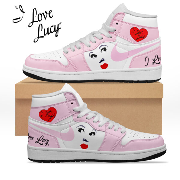 Tubopro I Love Lucy AJ1 High Sneakers Shoes For Men And Women
