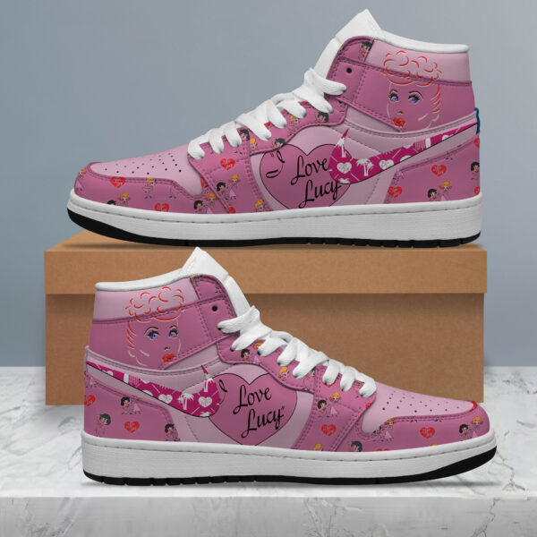 Tubopro I Love Lucy AJ1 High Sneakers Shoes For Men And Women