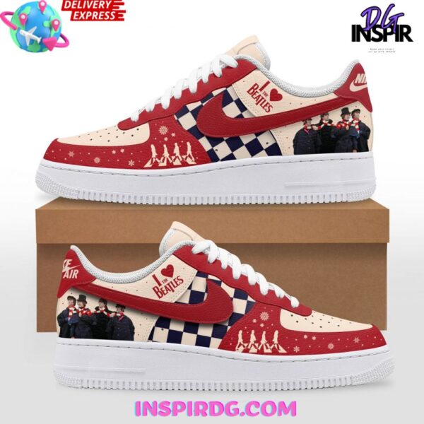 Tubopro I Love The Beatles Air Low-Top Sneakers Shoes For Men And Women - Image 2
