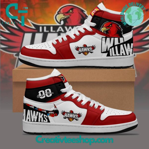 Tubopro Illawarra Hawks AJ1 High Sneakers Shoes For Men And Women