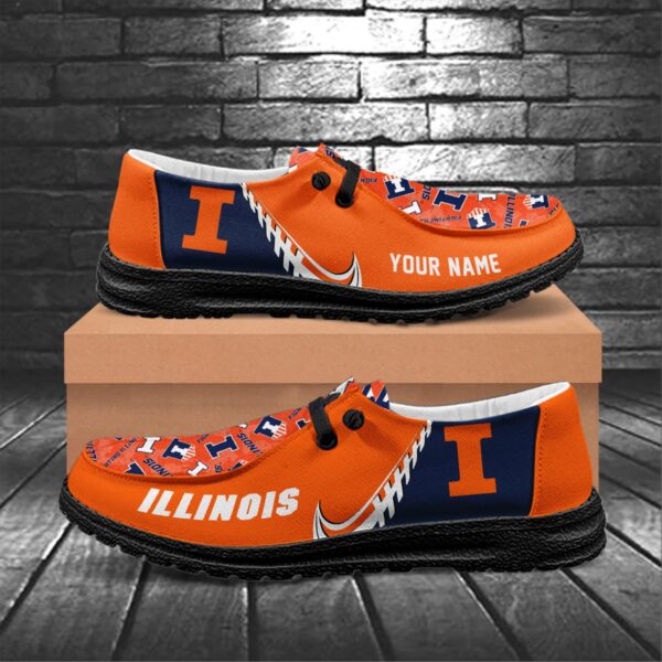Tubopro Illinois Fighting Illini Hey Dude Shoes For Men And Women - Image 6
