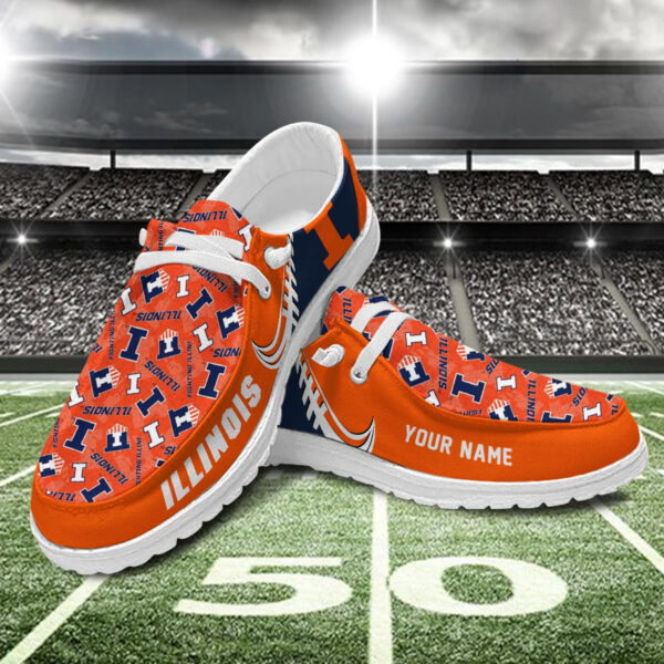 Tubopro Illinois Fighting Illini Hey Dude Shoes For Men And Women