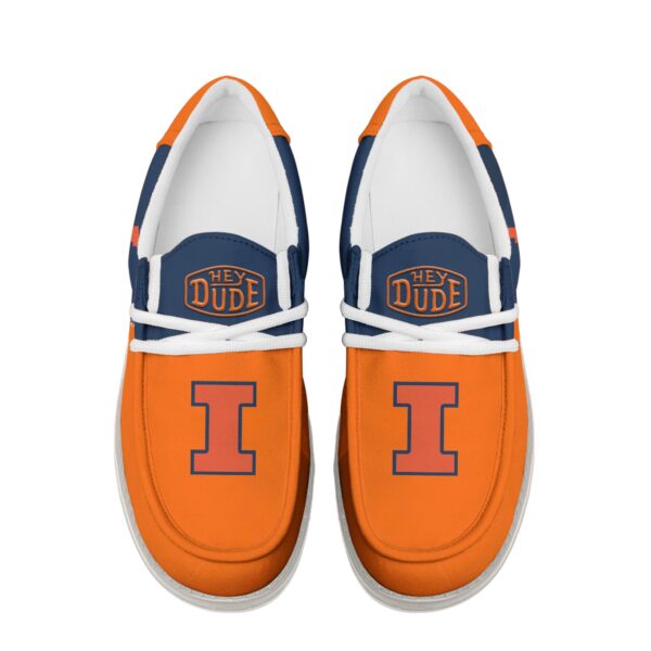 Tubopro Illinois Fighting Illini Personalized Hey Dude Shoes For Men And Women - Image 5