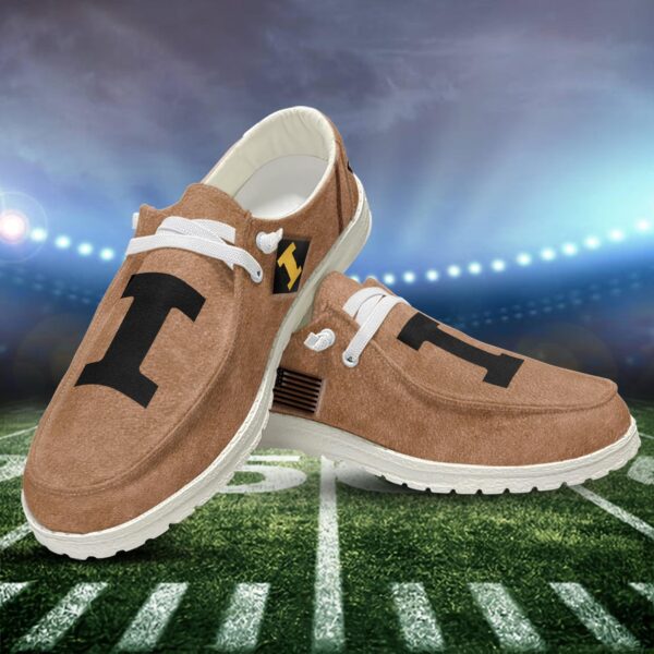 Tubopro Illinois Fighting Illini Personalized Hey Dude Shoes For Men And Women