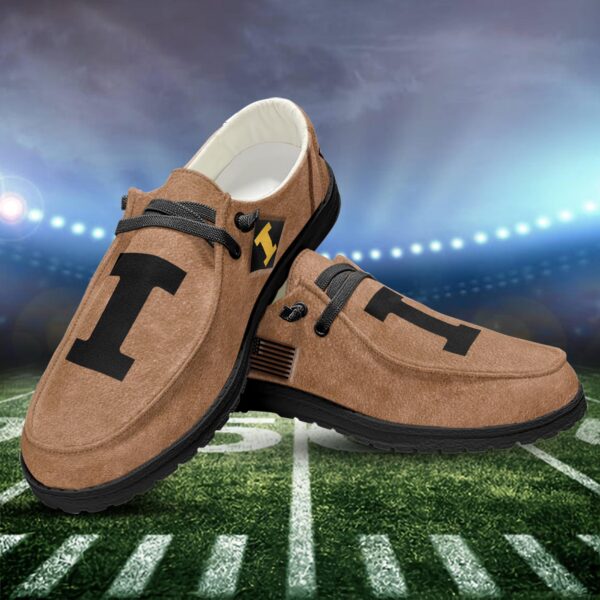 Tubopro Illinois Fighting Illini Personalized Hey Dude Shoes For Men And Women - Image 3
