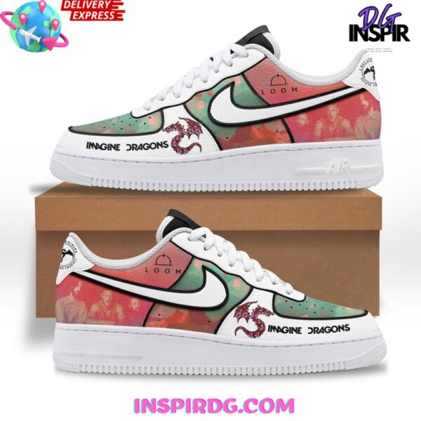 Tubopro Imagine Dragons Loom Edition Air Low-Top Sneakers Shoes For Men And Women - Image 2