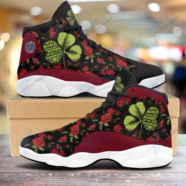 Tubopro In A World Full Of Roses Be A Shamrock AJ13 Sneakers Shoes For Men And Women