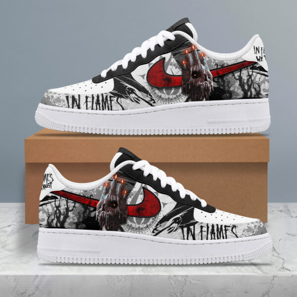 Tubopro In Flames Air Low-Top Sneakers Shoes For Men And Women - Image 3