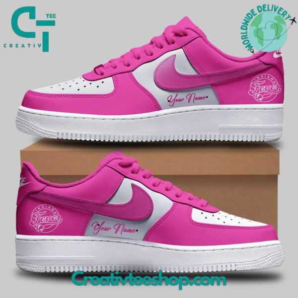Tubopro Indiana Fever Pink Air Low-Top Sneakers Shoes For Men And Women - Image 2