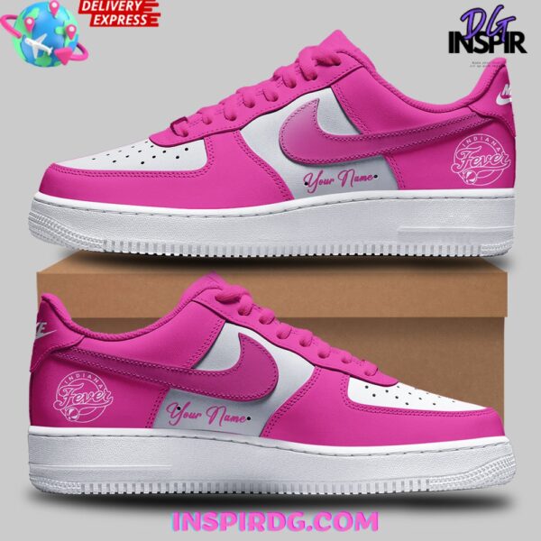 Tubopro Indiana Fever Pink Sport Air Low-Top Sneakers Shoes For Men And Women - Image 2