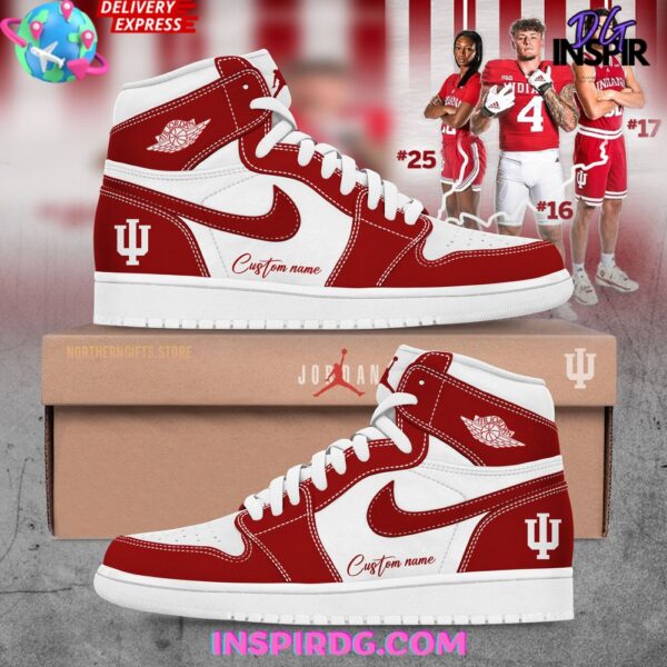 Tubopro Indiana Hoosiers AJ1 High Sneakers Shoes For Men And Women