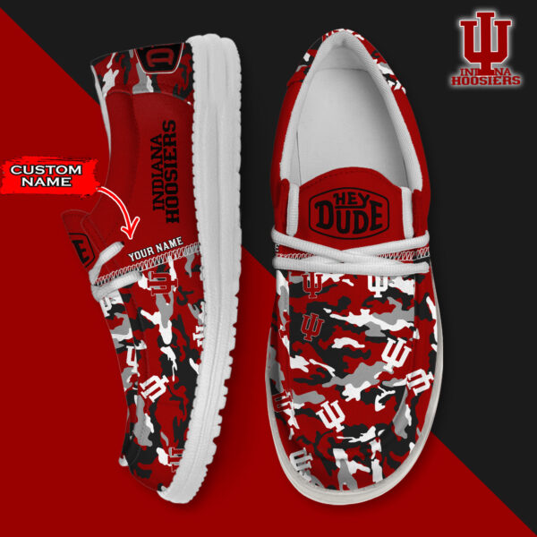 Tubopro Indiana Hoosiers Personalized Hey Dude Shoes For Men And Women