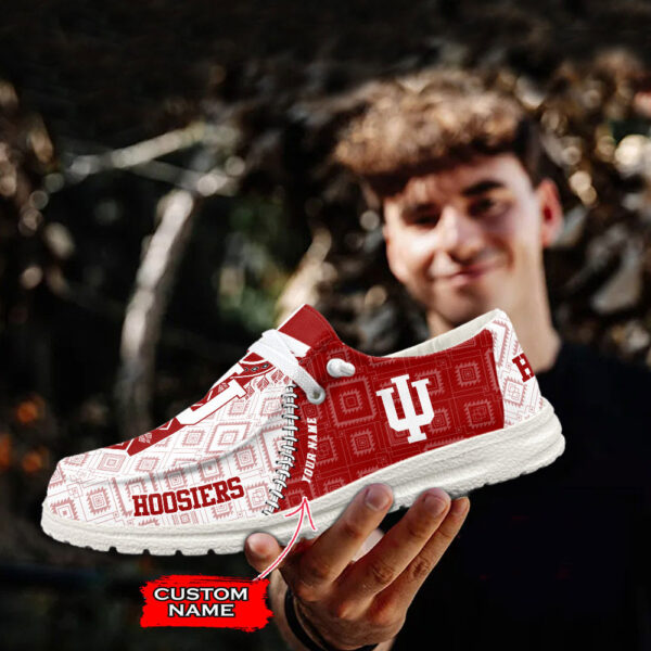 Tubopro Indiana Hoosiers Personalized Hey Dude Shoes For Men And Women