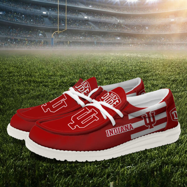Tubopro Indiana Hoosiers Personalized Hey Dude Shoes For Men And Women - Image 2