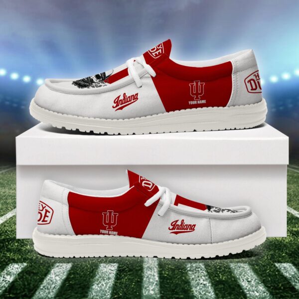 Tubopro Indiana Hoosiers Personalized Hey Dude Shoes For Men And Women - Image 4