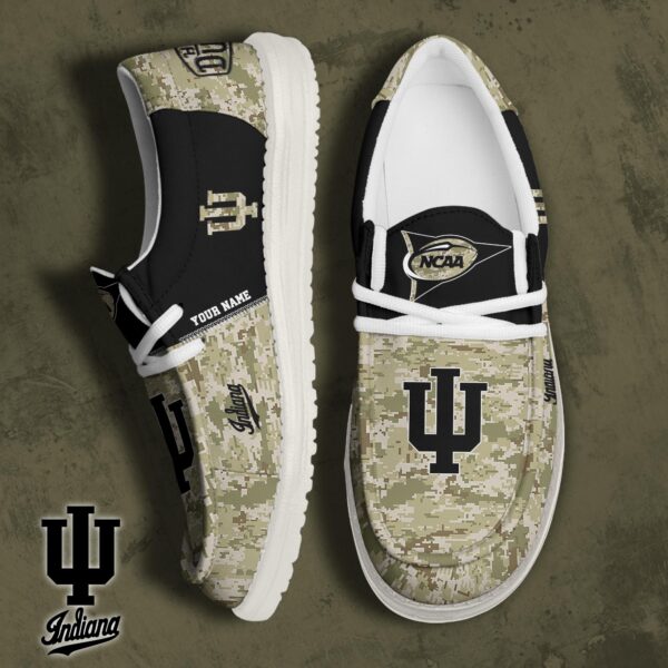 Tubopro Indiana Hoosiers Personalized Hey Dude Shoes For Men And Women