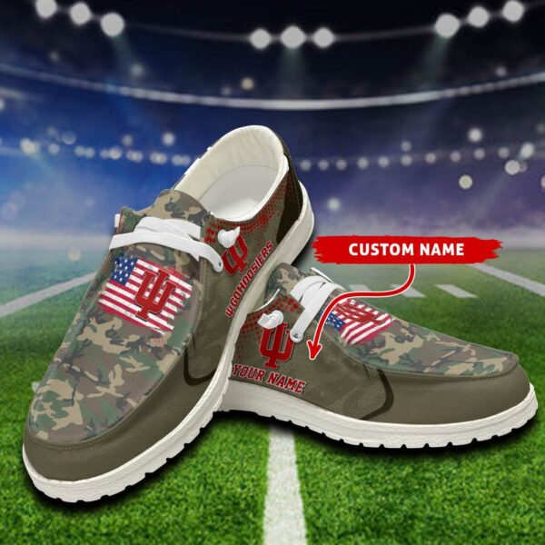 Tubopro Indiana Hoosiers Personalized Hey Dude Shoes For Men And Women