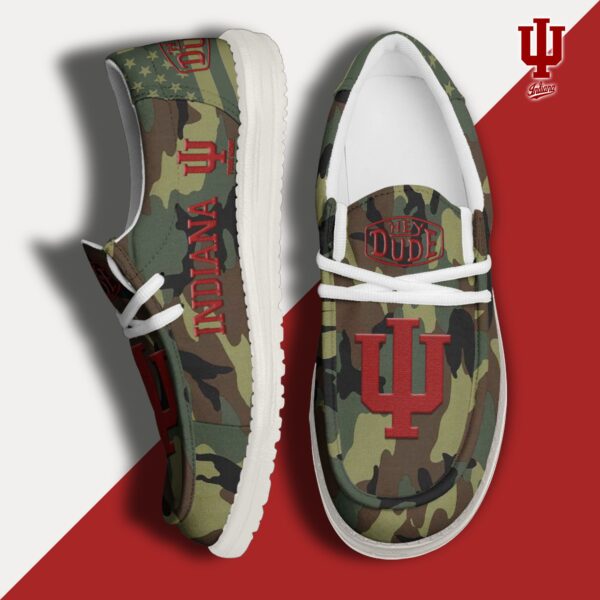 Tubopro Indiana Hoosiers Personalized Hey Dude Shoes For Men And Women