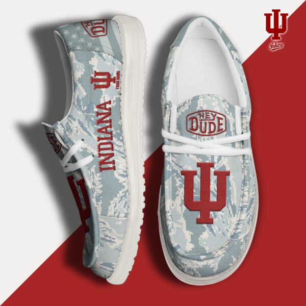 Tubopro Indiana Hoosiers Personalized Hey Dude Shoes For Men And Women