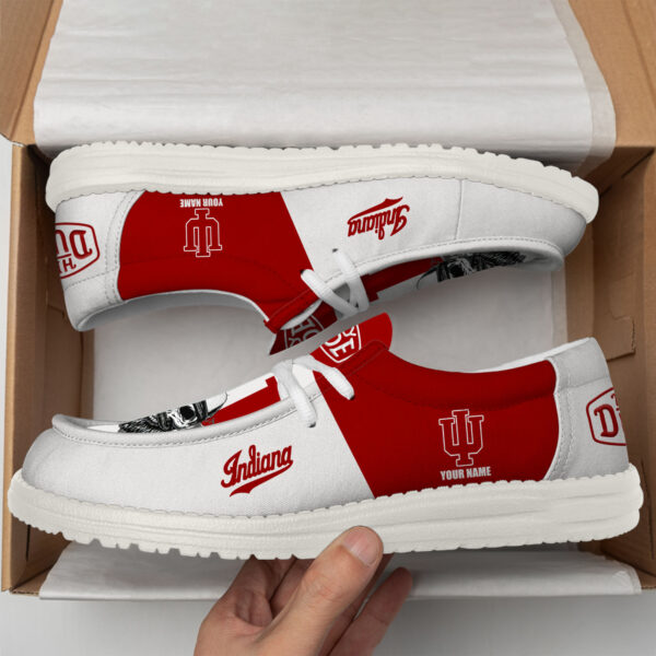 Tubopro Indiana Hoosiers Personalized Hey Dude Shoes For Men And Women - Image 3