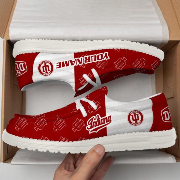 Tubopro Indiana Hoosiers Personalized Hey Dude Shoes For Men And Women