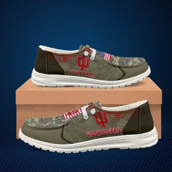 Tubopro Indiana Hoosiers Personalized Hey Dude Shoes For Men And Women - Image 2