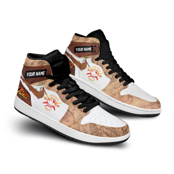 Tubopro Indiana Jones AJ1 High Sneakers Shoes For Men And Women - Image 2